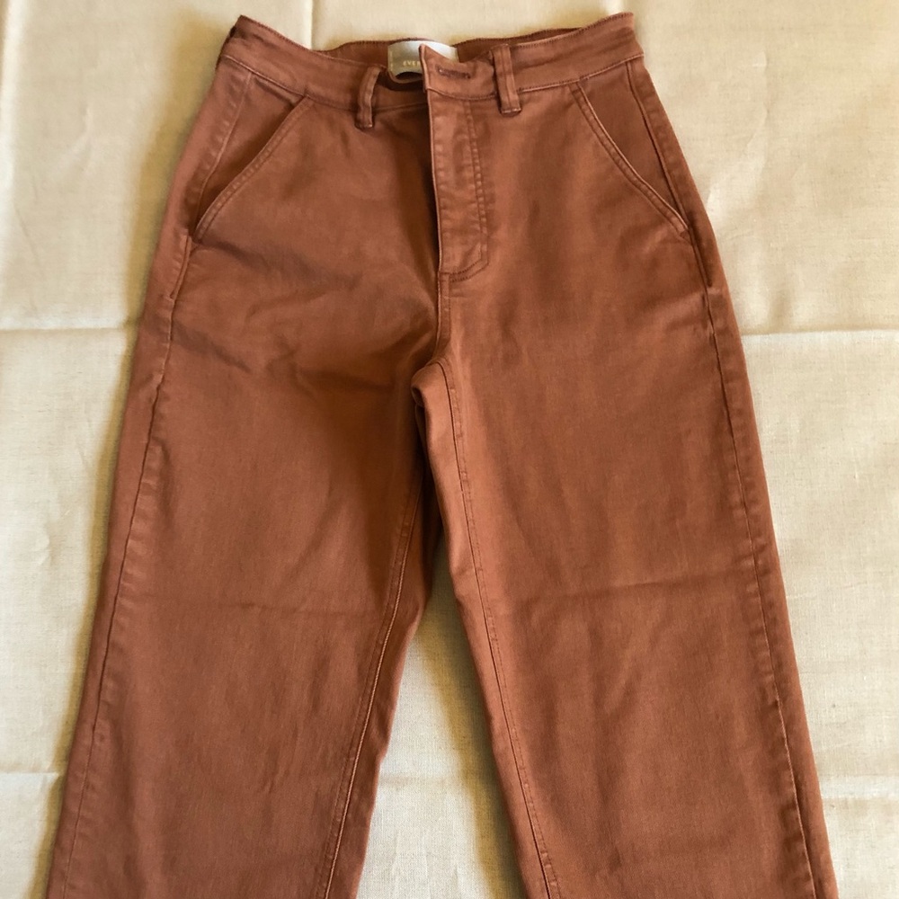 Everlane rust color jeans size 4. Excellent condition